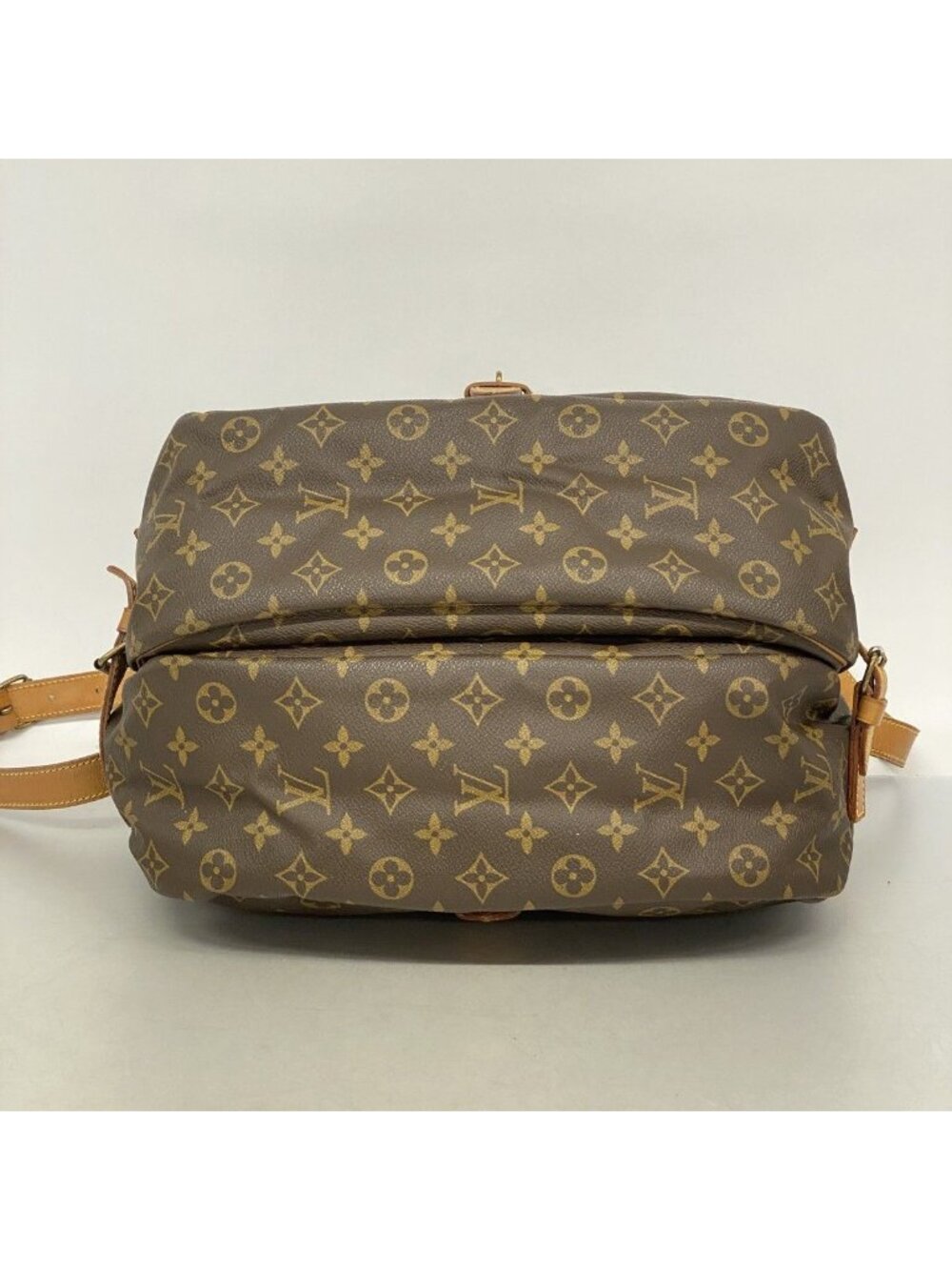 Louis Vuitton Shoulder Bag Monogram Saumur 35 Brown - Picture 3 of 10